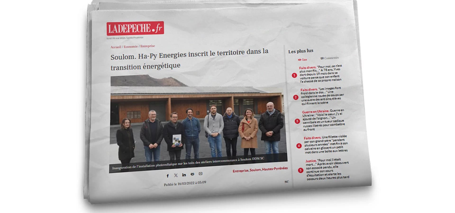 Compagnie Solaire des Pyrénées dans la presse